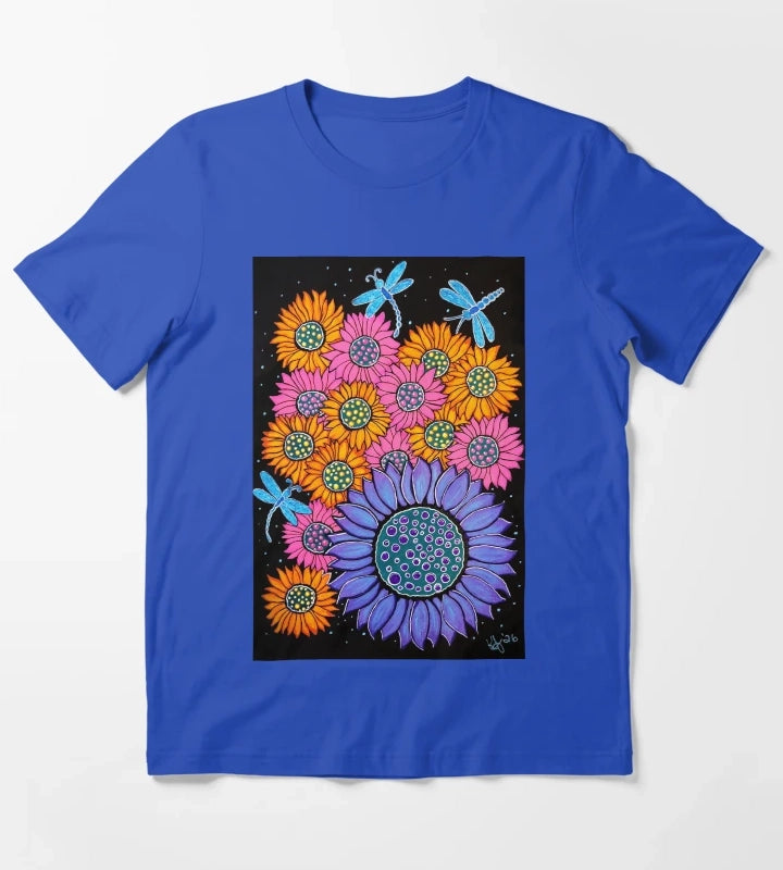 In The Garden T-Shirt Blue