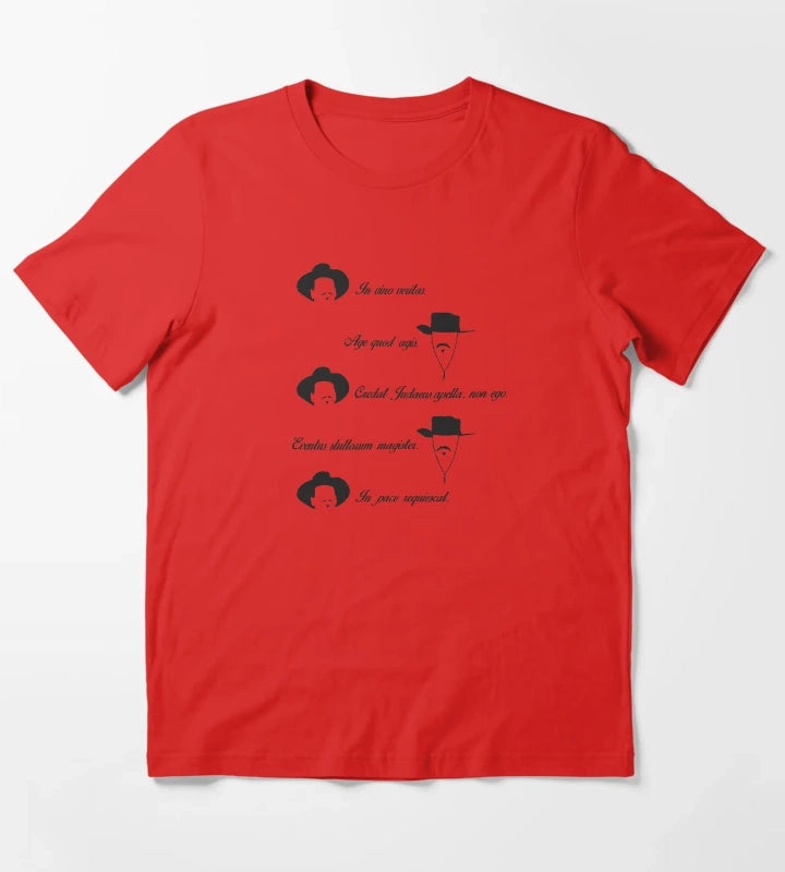 In Vino Veritas T-Shirt Red