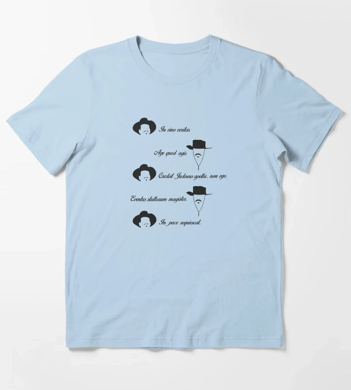 In Vino Veritas T-Shirt Sky Blue