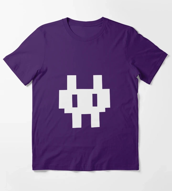 Invader Zim Gaz Pixel Rabbit T-Shirt Purple