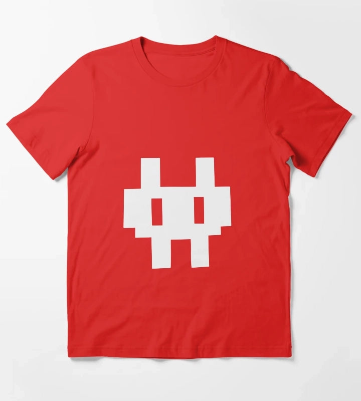 Invader Zim Gaz Pixel Rabbit T-Shirt Red