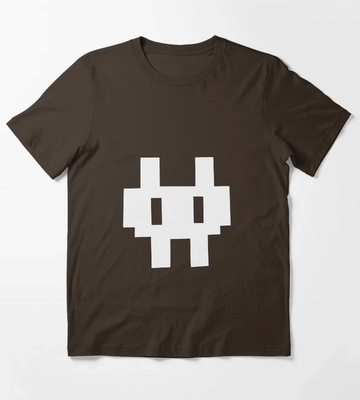 Invader Zim Gaz Pixel Rabbit T-Shirt Brown