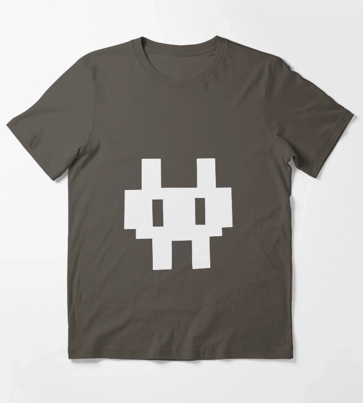 Invader Zim Gaz Pixel Rabbit T-Shirt Dark Grey