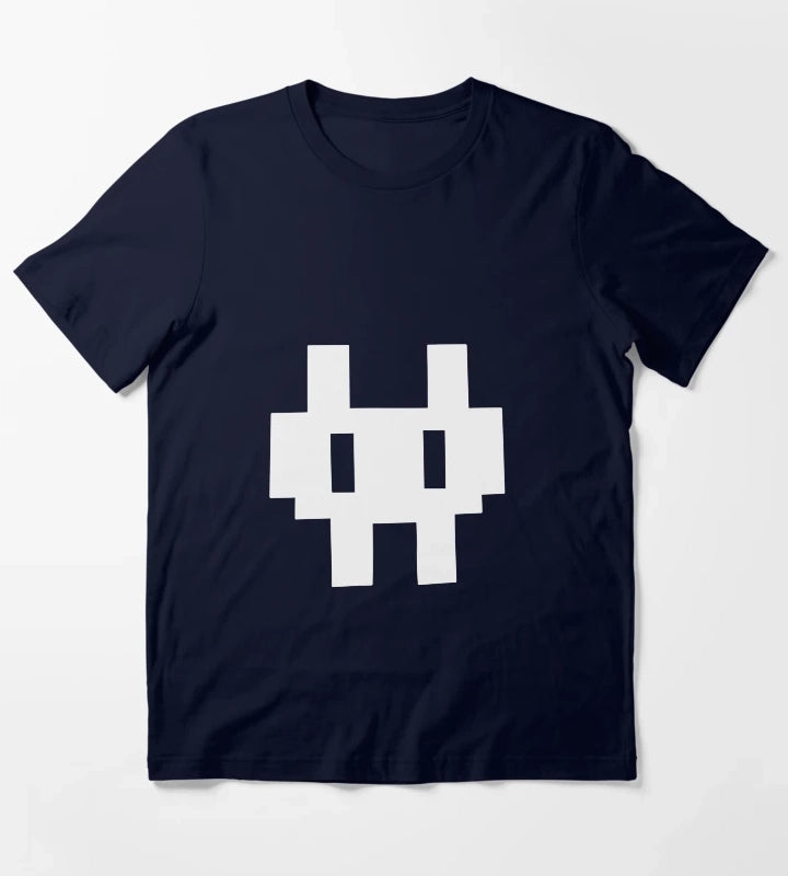 Invader Zim Gaz Pixel Rabbit T-Shirt Navy