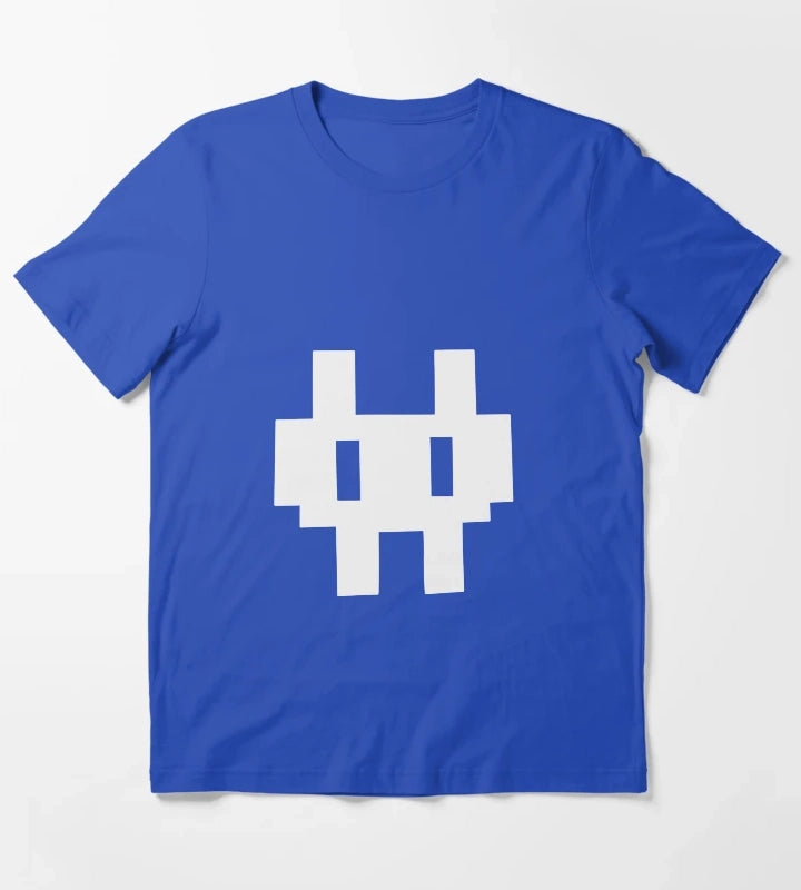 Invader Zim Gaz Pixel Rabbit T-Shirt Blue
