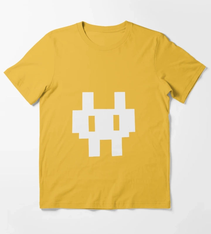 Invader Zim Gaz Pixel Rabbit T-Shirt Yellow