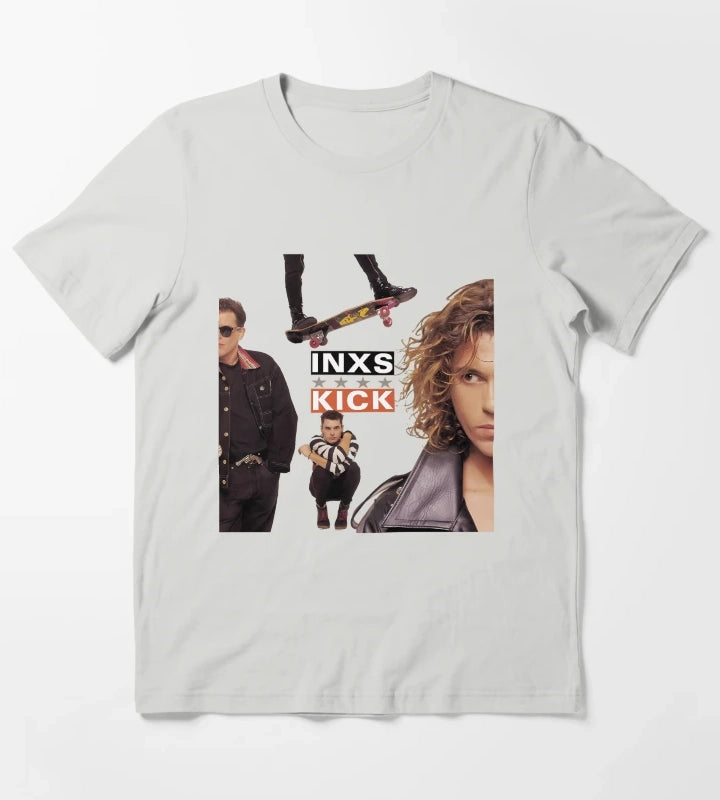 Inxs Kick 34 T-Shirt Light Grey