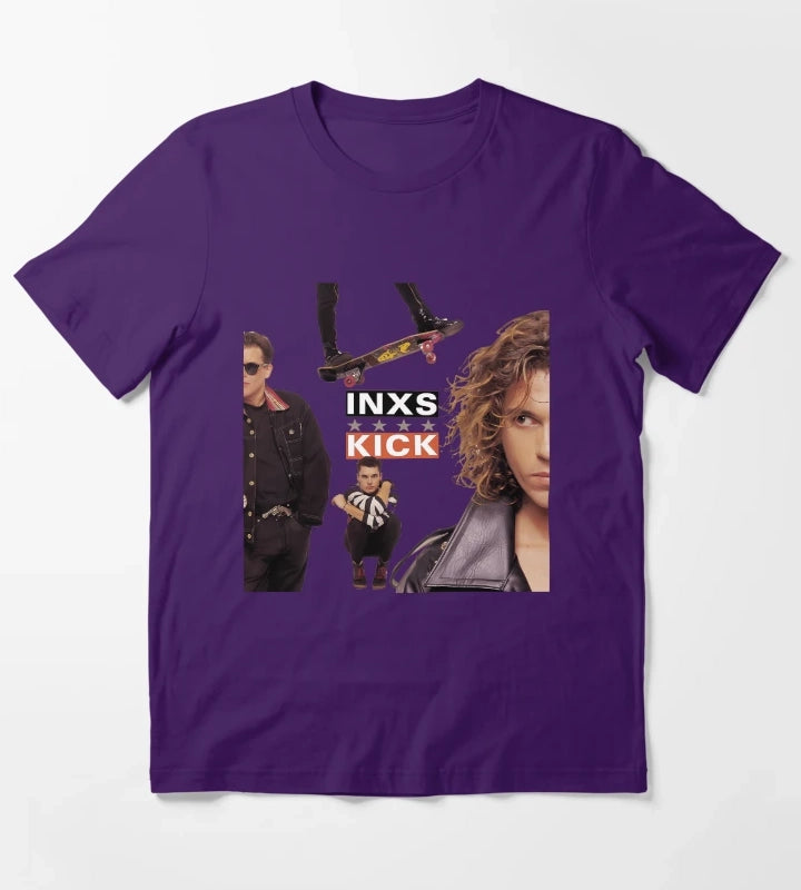 Inxs Kick 34 T-Shirt Purple