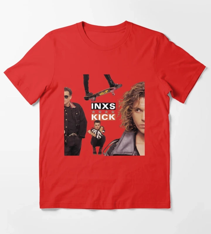Inxs Kick 34 T-Shirt Red