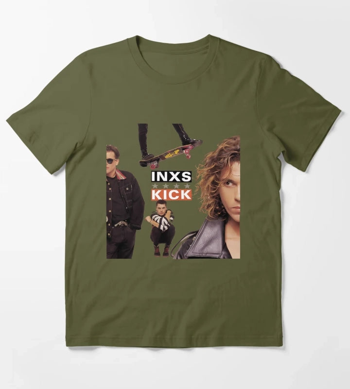 Inxs Kick 34 T-Shirt Olive Green