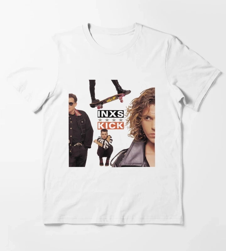 Inxs Kick 34 T-Shirt White