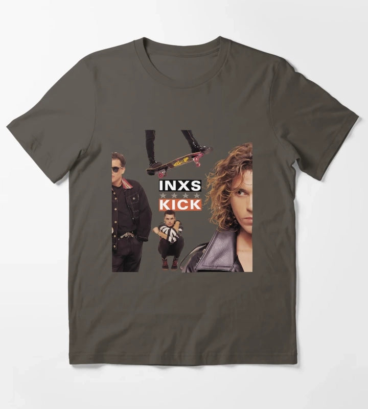 Inxs Kick 34 T-Shirt Dark Grey