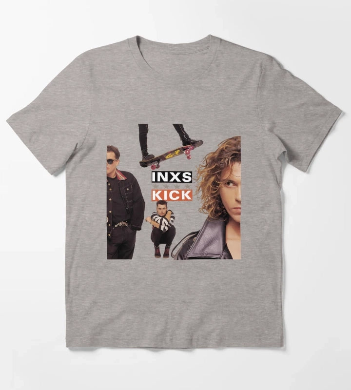 Inxs Kick 34 T-Shirt Heather Grey