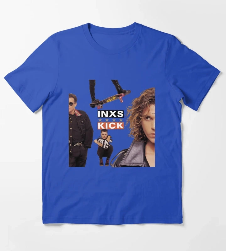Inxs Kick 34 T-Shirt Blue