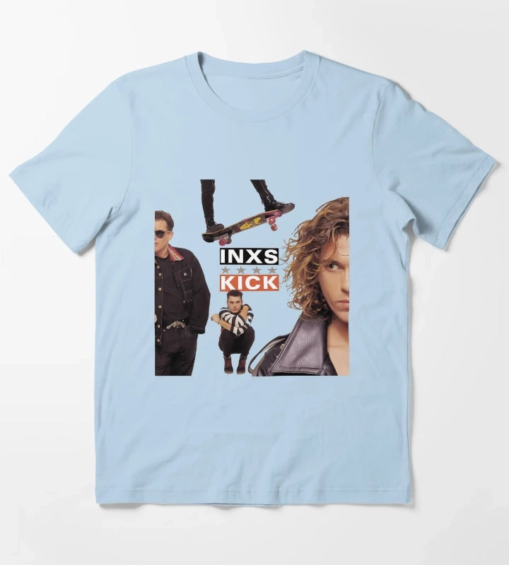 Inxs Kick 34 T-Shirt Sky Blue