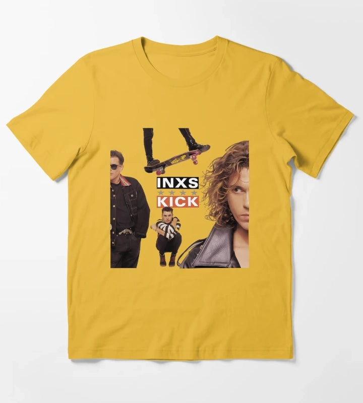 Inxs Kick 34 T-Shirt Yellow