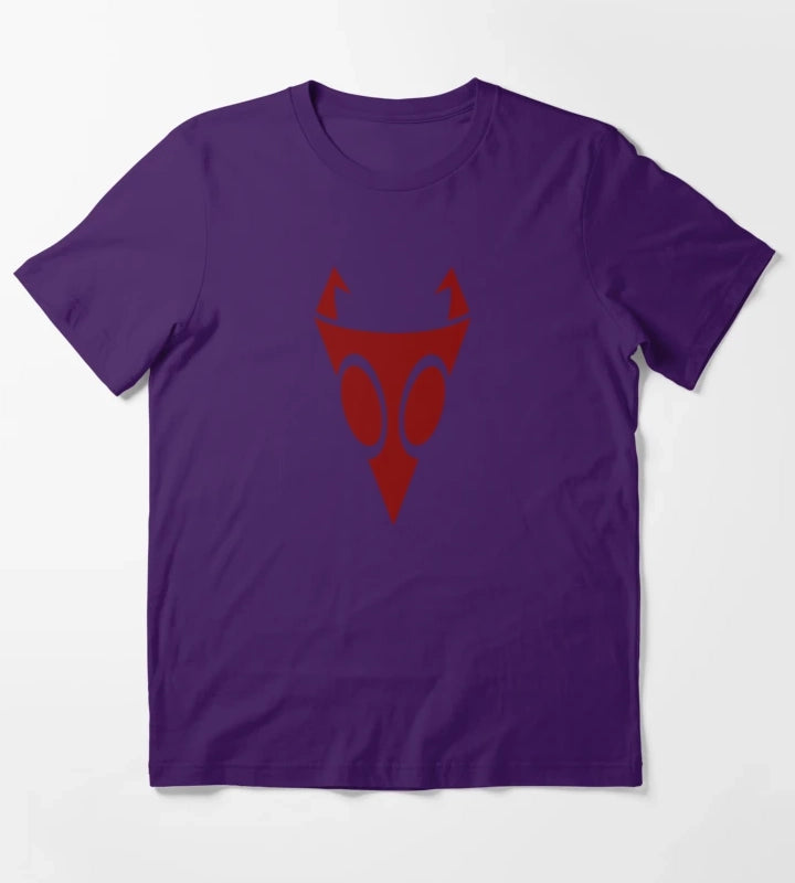 Irken Military Symbol Red T-Shirt Purple
