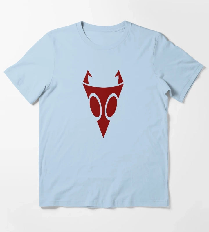 Irken Military Symbol Red T-Shirt Sky Blue