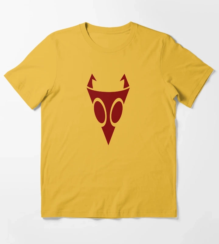 Irken Military Symbol Red T-Shirt Yellow