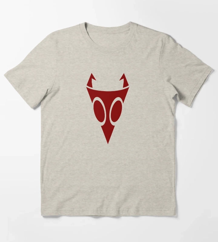 Irken Military Symbol Red T-Shirt Cream