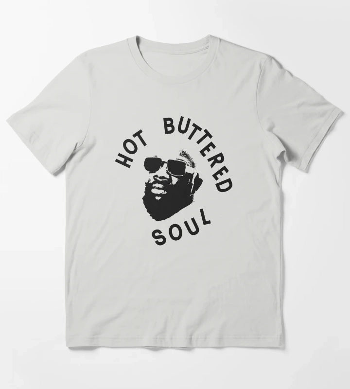 Isaac Hayes Hot Buttered Soul T-Shirt Light Grey