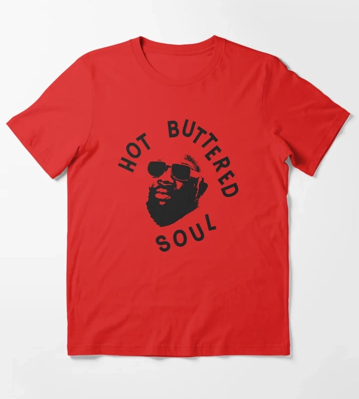 Isaac Hayes Hot Buttered Soul T-Shirt Red