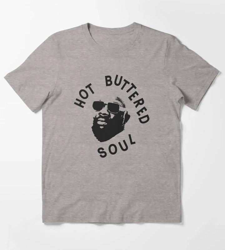 Isaac Hayes Hot Buttered Soul T-Shirt Heather Grey