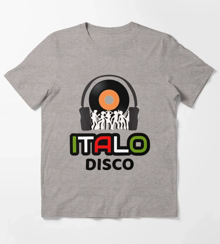 Italo Disco Dancing T-Shirt Heather Grey