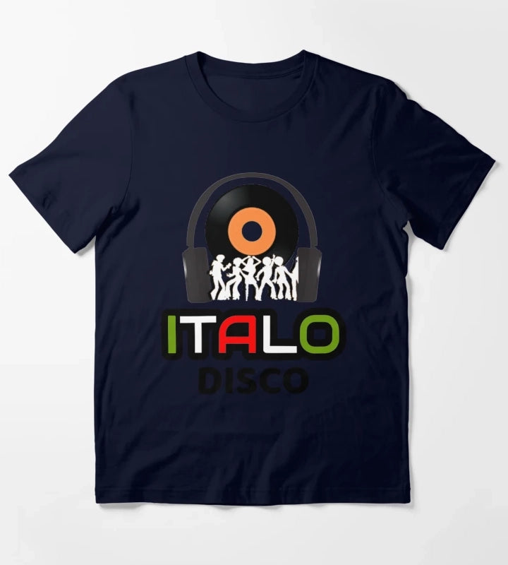 Italo Disco Dancing T-Shirt Navy