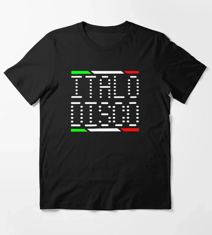 Italo Disco Magic of the Dancefloor Black T-Shirt