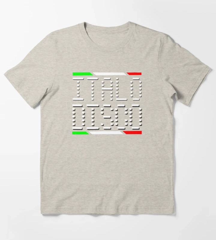 Italo Disco Magic of the Dancefloor Black T-Shirt Cream