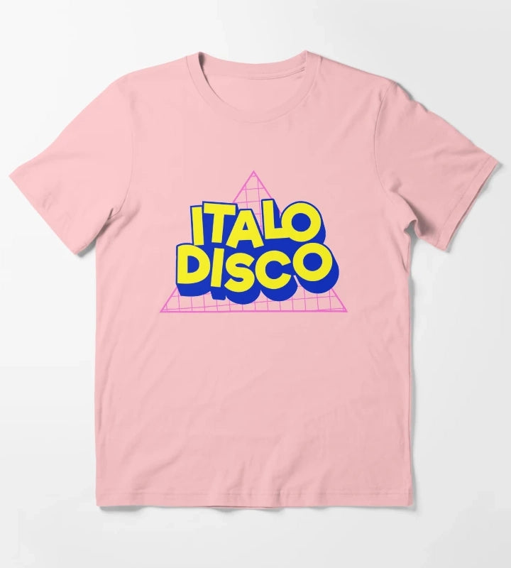 Italo Disco Original Art Synth Pop Shirt T-Shirt Dark Grey
