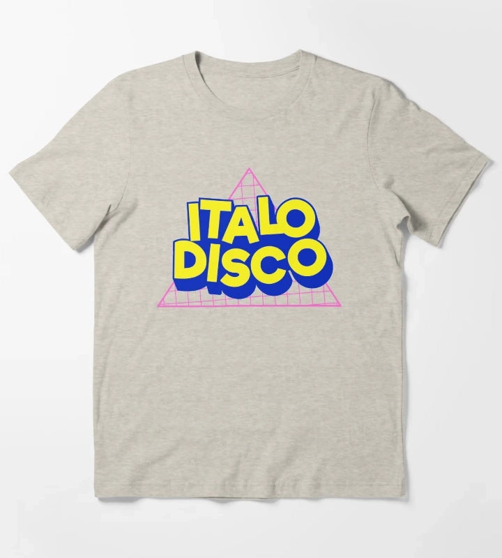 Italo Disco Original Art Synth Pop Shirt T-Shirt Cream