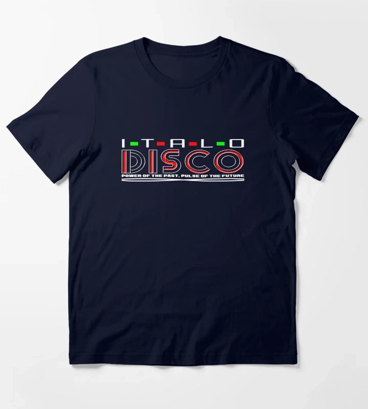 Italo Disco Pulse of the Future T-Shirt Navy