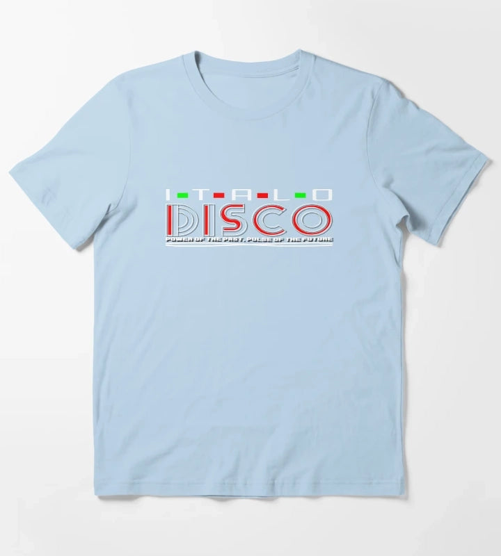 Italo Disco Pulse of the Future T-Shirt Sky Blue