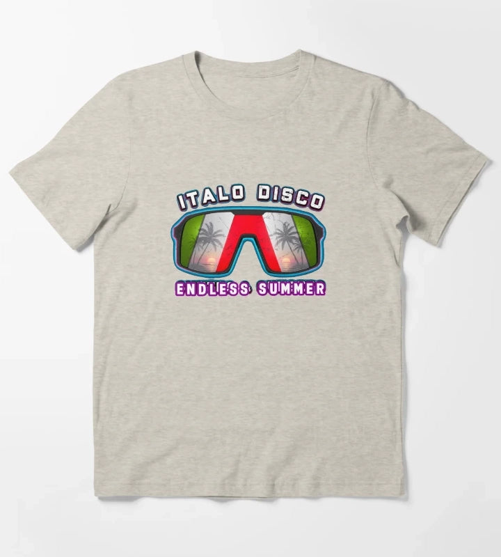 Italo Disco Synths Endless Summer Vibe T-Shirt Cream