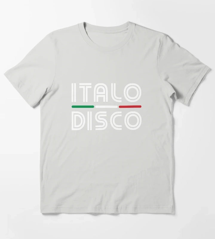 Italo Disco T-Shirt Light Grey