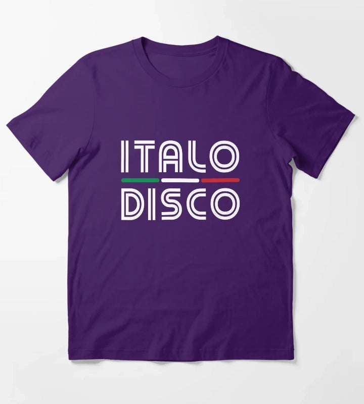 Italo Disco T-Shirt Purple