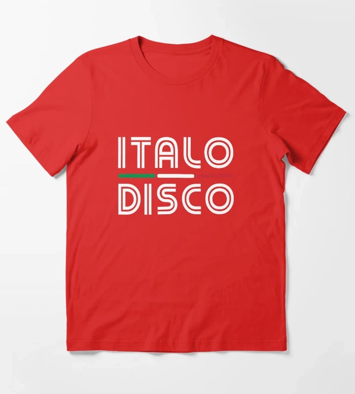 Italo Disco T-Shirt Red