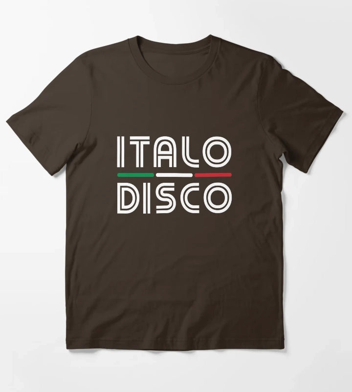 Italo Disco T-Shirt Brown