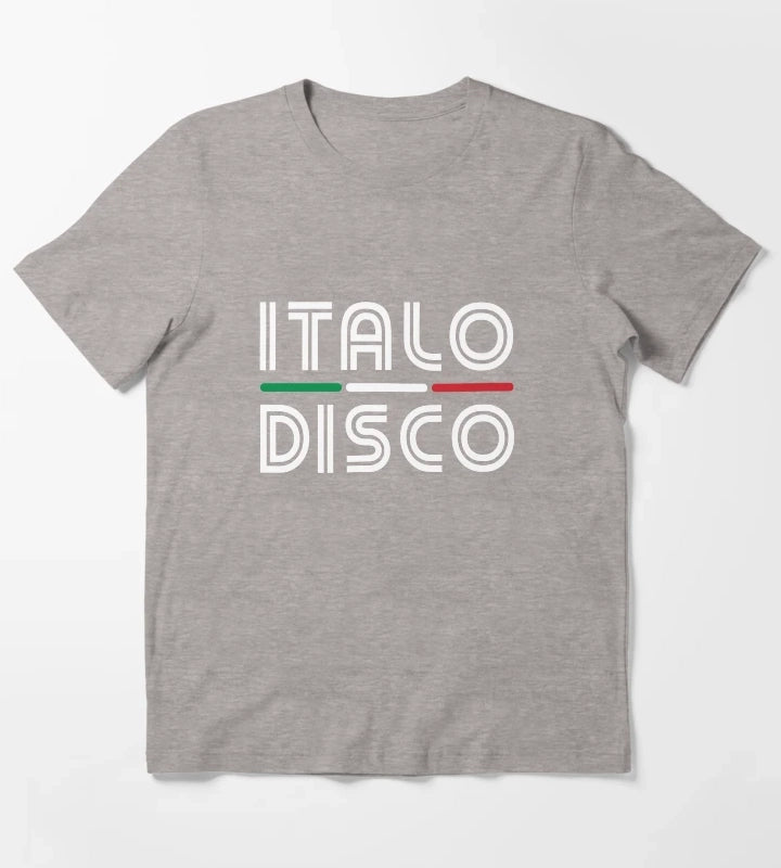 Italo Disco T-Shirt Heather Grey
