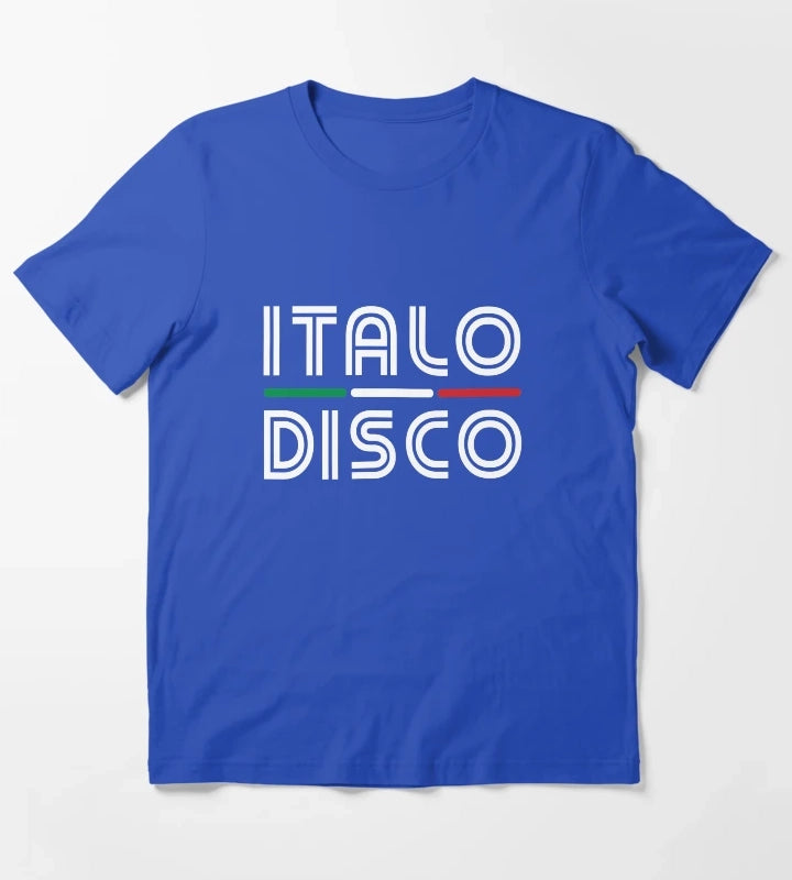 Italo Disco T-Shirt Blue