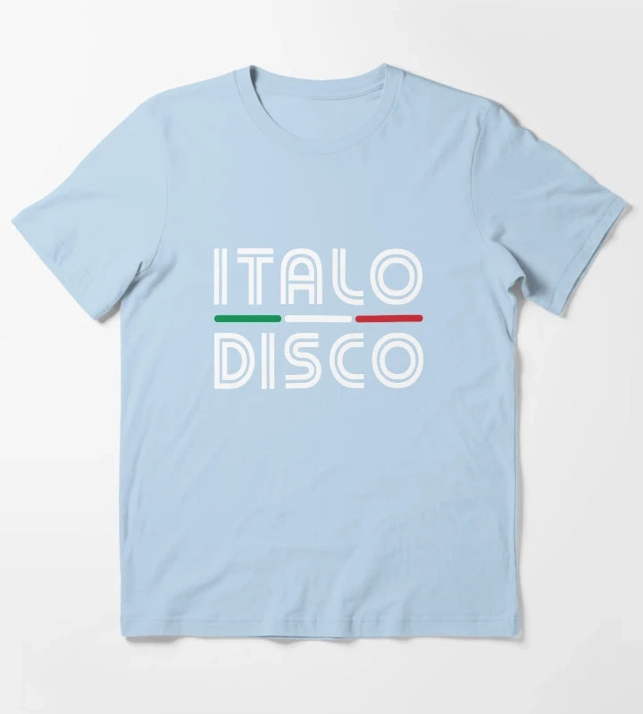 Italo Disco T-Shirt Sky Blue