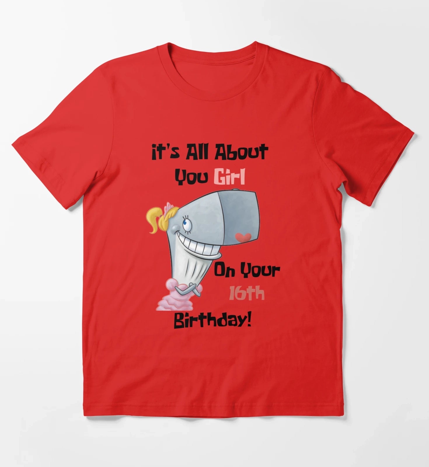 Its All About You Girl T-Shirt Red