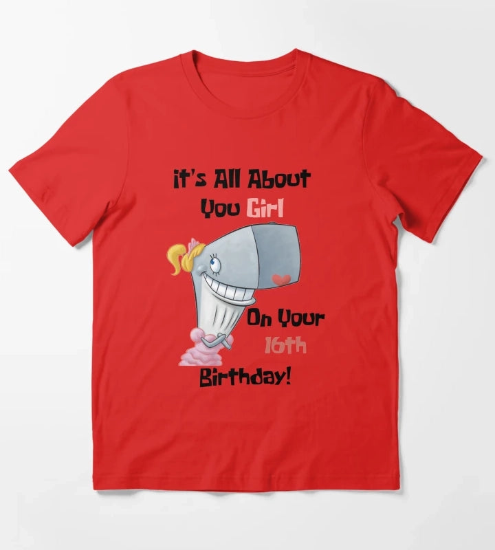 Its All About You Girl T-Shirt Red