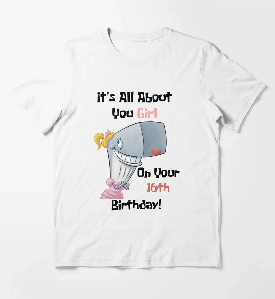 Its All About You Girl T-Shirt White