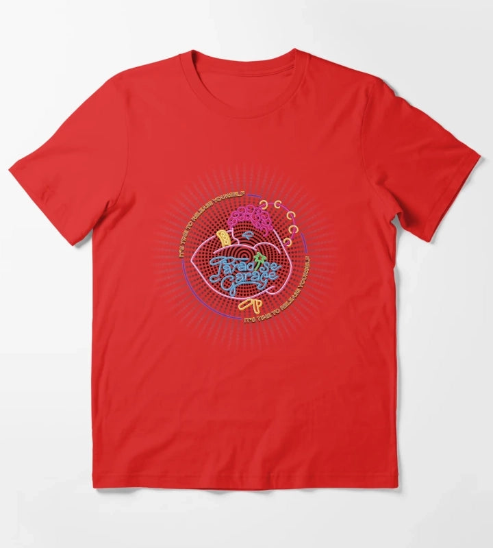 Its Time to Release Yourself Paradise Garage T-Shirt Red