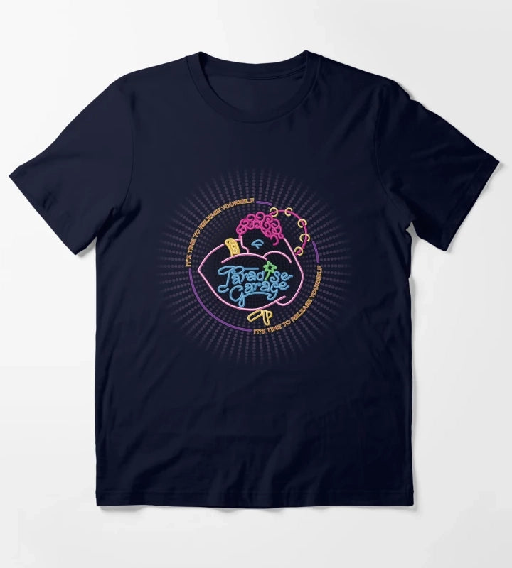 Its Time to Release Yourself Paradise Garage T-Shirt Navy