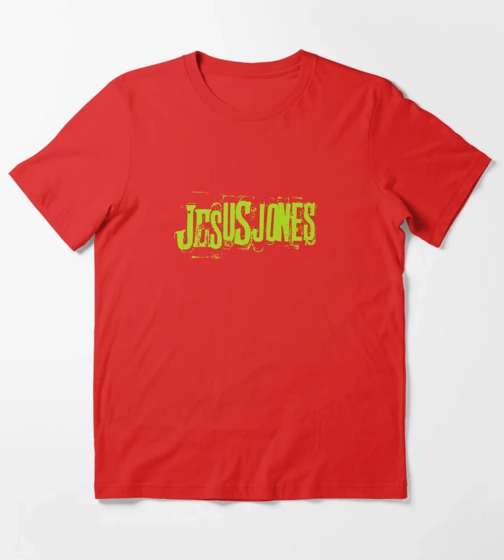 JESUS JONES logo 1989 T-Shirt Red