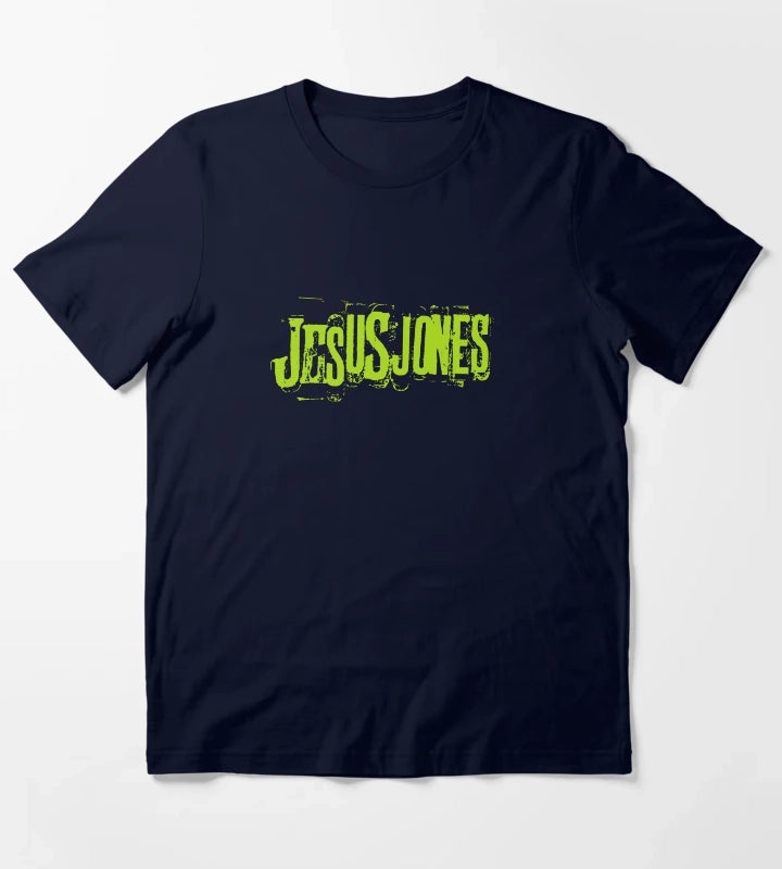 JESUS JONES logo 1989 T-Shirt Navy